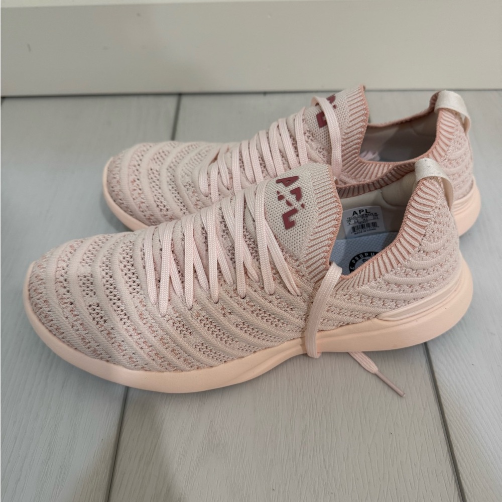 APL Women's Pink Knit Sneakers size 8